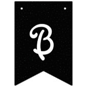 Bannière À Fanions Nuit étoilée Anniversaire des enfants (Deuxième drapeau)