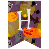Bannière À Fanions Nuits d'Halloween (Deuxième drapeau)