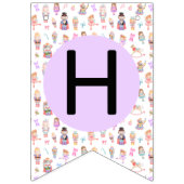 Bannière À Fanions Nutcracker Anniversaire (Deuxième drapeau)