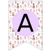 Bannière À Fanions Nutcracker Anniversaire (Troisième drapeau)