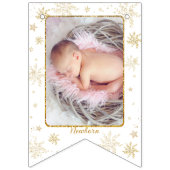 Bannière À Fanions Nutcracker Onederland 1st Birthday Photo Milestone (Deuxième drapeau)