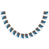 Bannière À Fanions Nuthatch à poitrine blanche en neige - Photo origi (Tout)