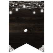 Bannière À Fanions Oak Ridge Bride bois rustique pour être Fête des m (Premier drapeau)