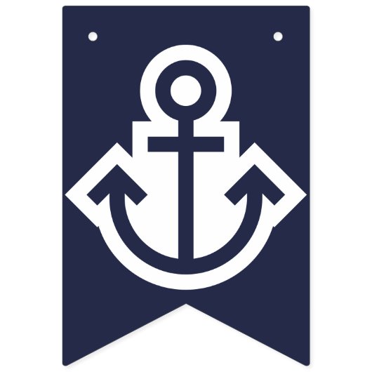 Bannière À Fanions Obtenir Nauti Bachelorette Party Nautical Bunting (Premier drapeau)