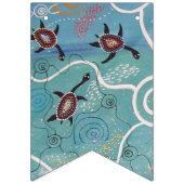 Bannière À Fanions Ocean Dreaming Aboriginal Art Bunting (Deuxième drapeau)
