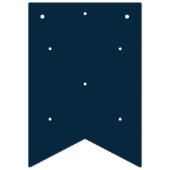 Bannière À Fanions Oh bébé ! Baby shower de garçon nautique (Troisième drapeau)