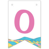 Bannière À Fanions Oh, bébé, les endroits où tu iras garçon fille dou (Deuxième drapeau)