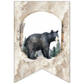 Bannière À Fanions Oh Boy Woodland Bear Adventure Welcome Baby Banner (Premier drapeau)