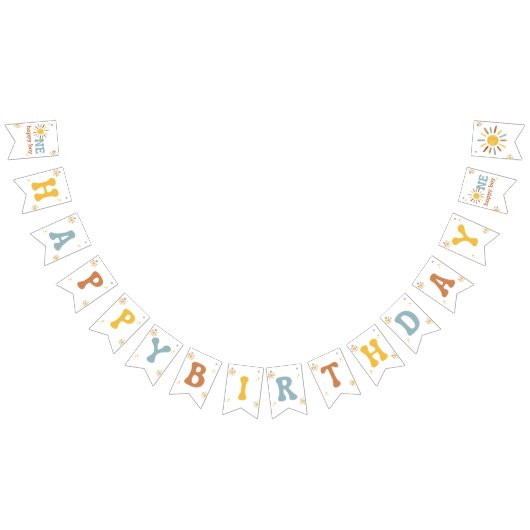 Bannière À Fanions One Happy Boy Banner (Tout)