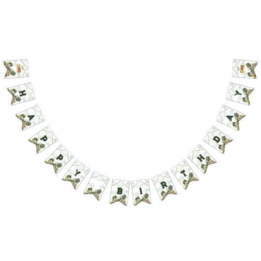 Bannière À Fanions One Happy Camper First Birthday  (Tout)