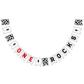 Bannière À Fanions One Rocks First Birthday Rock n Roll (Tout)