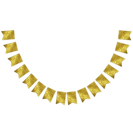 Bannière À Fanions or heureux new years text (Tout)