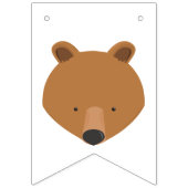 Bannière À Fanions Ours 1er anniversaire (Premier drapeau)