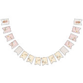 Bannière À Fanions Ours de bois nu Petit bébé Fille Cub Douche (Tout)