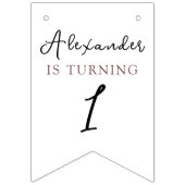 Bannière À Fanions Pancakes aquarelle Anniversaire (Deuxième drapeau)