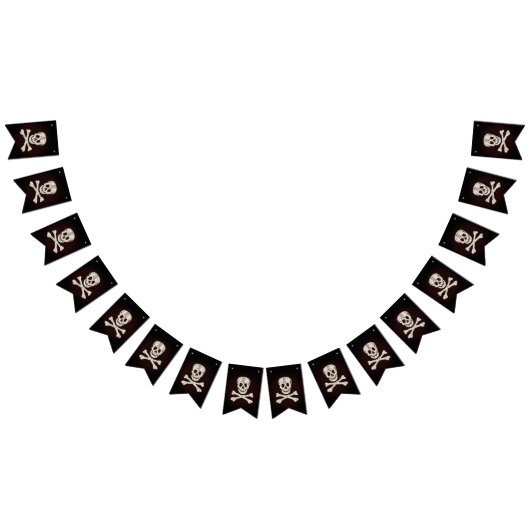 Bannière À Fanions Parlez comme une journée de pirates (Tout)