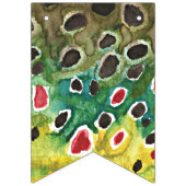 Bannière À Fanions Parti de la pêche à la truite (Troisième drapeau)