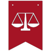 Bannière À Fanions Parti de l'avocat créatif (Premier drapeau)