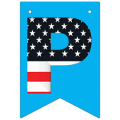 Bannière À Fanions Parti de l'impeachment de Trump (Troisième drapeau)