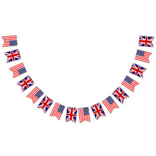 Bannière À Fanions Parti de mariage anglais Union Jack