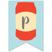 Bannière À Fanions Partie de boîtes de soda Seltzer (Troisième drapeau)