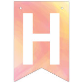 Bannière À Fanions Partie de joyeux anniversaire d'ananas et de (Deuxième drapeau)