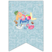 Bannière À Fanions Partie du pool (Premier drapeau)