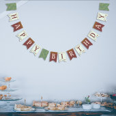 Bannière À Fanions Parties scintillant Animaux Cirque Anniversaire de