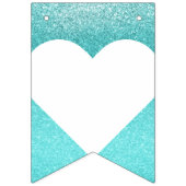 Bannière À Fanions Parties scintillant Ombre Turquoise Turquoise SWEE (Premier drapeau)