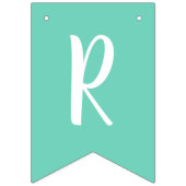 Bannière À Fanions Pastel Baby shower Traitez-Vous Table De Dessert (Troisième drapeau)