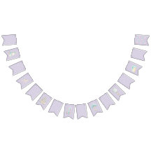 Pastel Fairytale First Birthday Pennant Banner