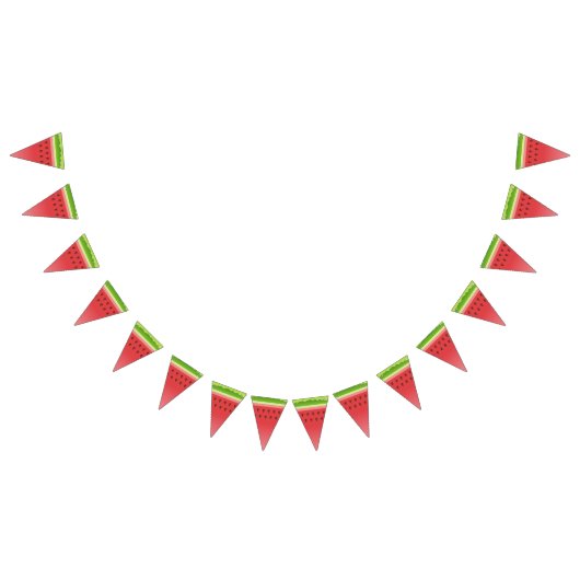 Bannière À Fanions Pastèque (Tout)