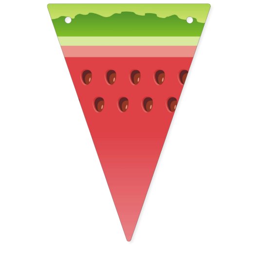 Bannière À Fanions Pastèque (Premier drapeau)