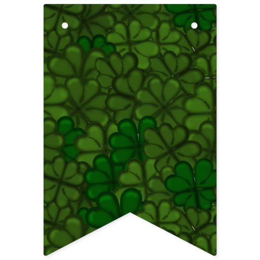 Bannière À Fanions Pattern St Patrick (Deuxième drapeau)