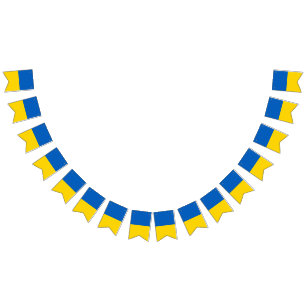 Bannière À Fanions Pavillon national de l'Ukraine