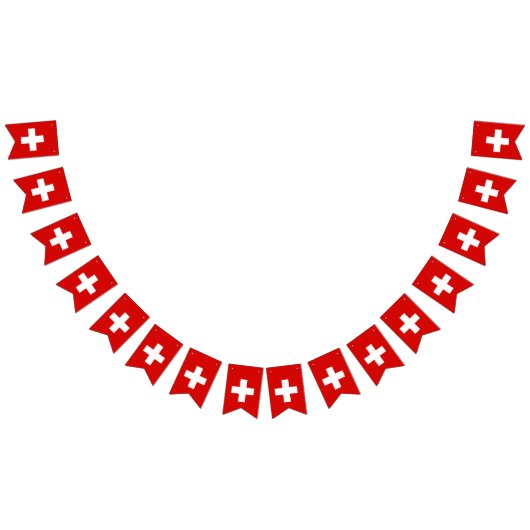 Bannière À Fanions pavillon suisse (Tout)