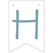 Bannière À Fanions Pêche en famille : 1er anniversaire d'un garçon (Deuxième drapeau)