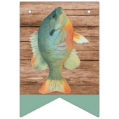 Bannière À Fanions Pêcher c'est un Baby shower garçon (Deuxième drapeau)