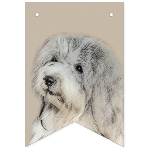 Bannière À Fanions Peinture Havanaise (Gold Sable) - Art Chien origin