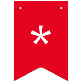 Bannière À Fanions Personnalisé coloré (Premier drapeau)