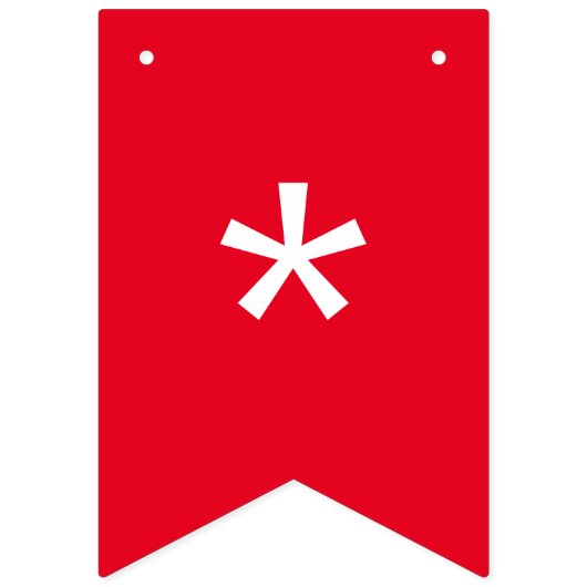 Bannière À Fanions Personnalisé coloré (Premier drapeau)