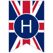 Bannière À Fanions Personnalisé Joyeux anniversaire Union Jack (Deuxième drapeau)