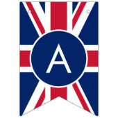 Bannière À Fanions Personnalisé Joyeux anniversaire Union Jack (Troisième drapeau)