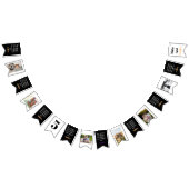 Bannière À Fanions Personnalisé Nom Personnalisé Photo Design Moderne (Tout)