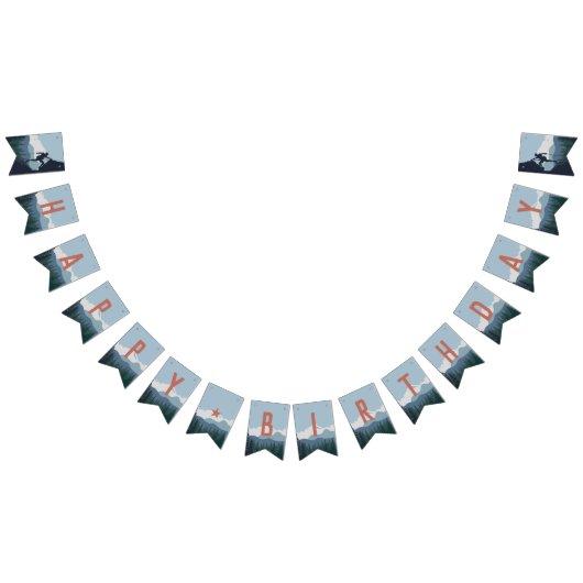 Bannière À Fanions Personnalisé Rock Escalade thème fête d'anniversai (Tout)