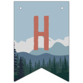 Bannière À Fanions Personnalisé Rock Escalade thème fête d'anniversai (Deuxième drapeau)