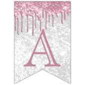 Bannière À Fanions Personnaliser Anniversaire - Parties scintillant r (Deuxième drapeau)