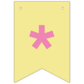 Bannière À Fanions personnaliser BUNTING BANNER "HAPPY EASTER" (Premier drapeau)