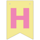 Bannière À Fanions personnaliser BUNTING BANNER "HAPPY EASTER" (Troisième drapeau)