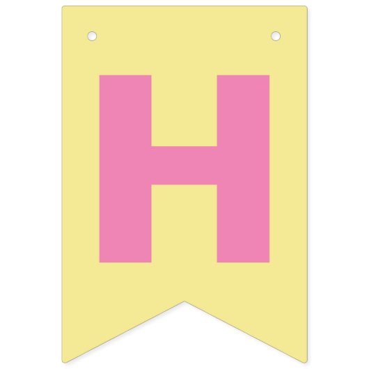 Bannière À Fanions personnaliser BUNTING BANNER "HAPPY EASTER" (Troisième drapeau)